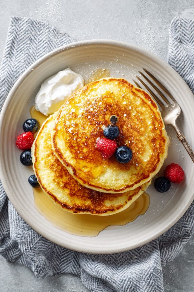 Cottage Cheese Pancakes