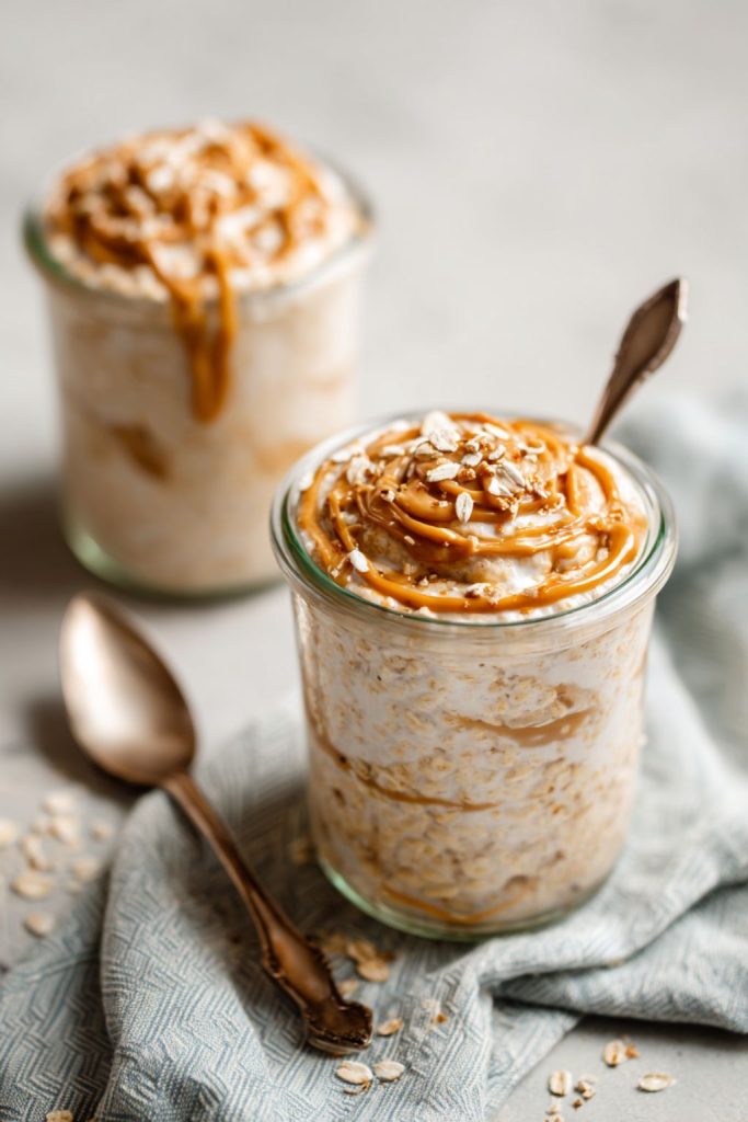 Peanut Butter Protein Overnight Oats