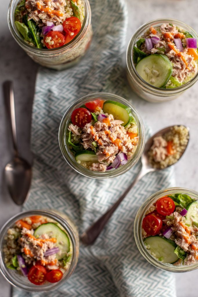 Spicy Tuna Salad Jars