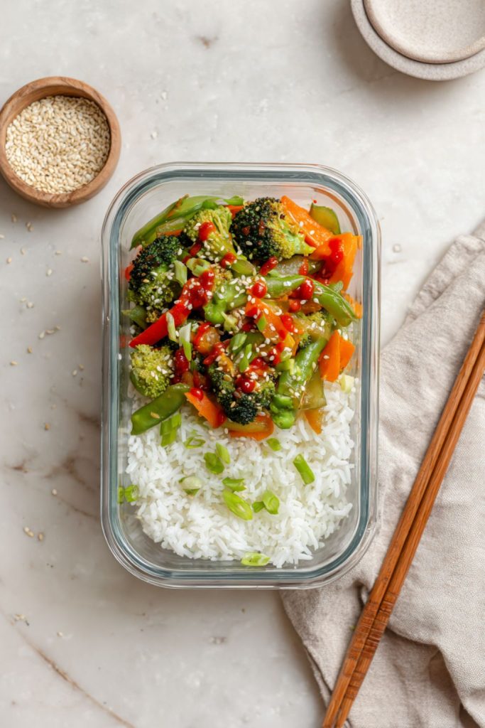 Veggie Stir-Fry with Rice