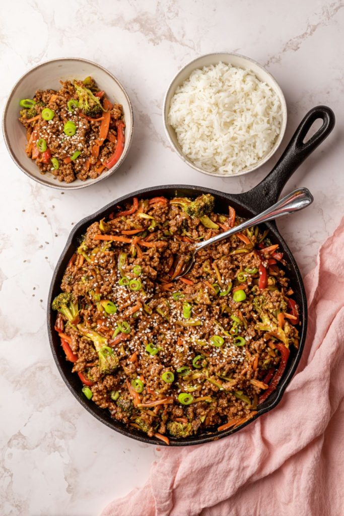 15-Minute Teriyaki Turkey Skillet