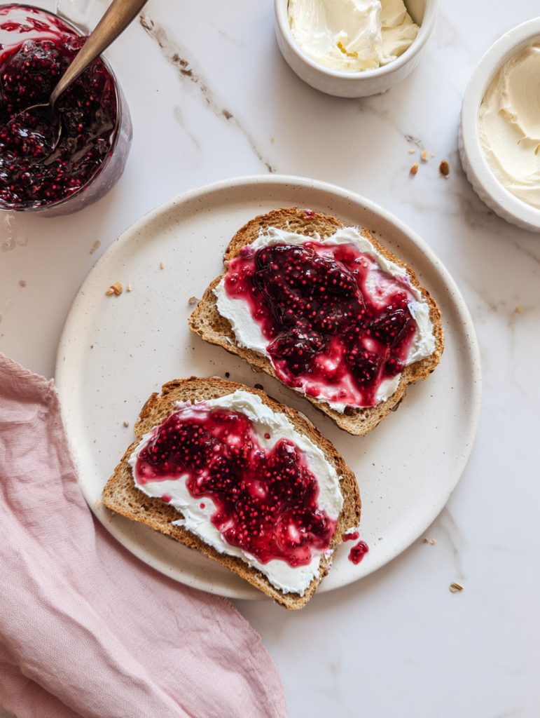 Berry Chia Jam & Cream Cheese Toast Kits