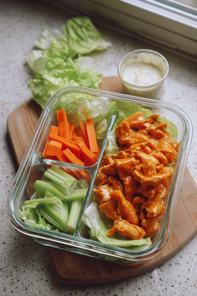 Buffalo Chicken Lettuce Wraps