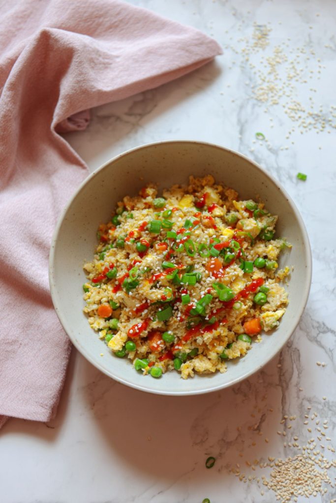 Cauliflower Fried “Rice” Meal Prep Bowls