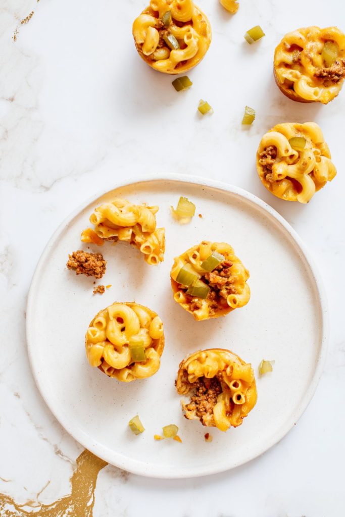 Cheeseburger Mac Cups