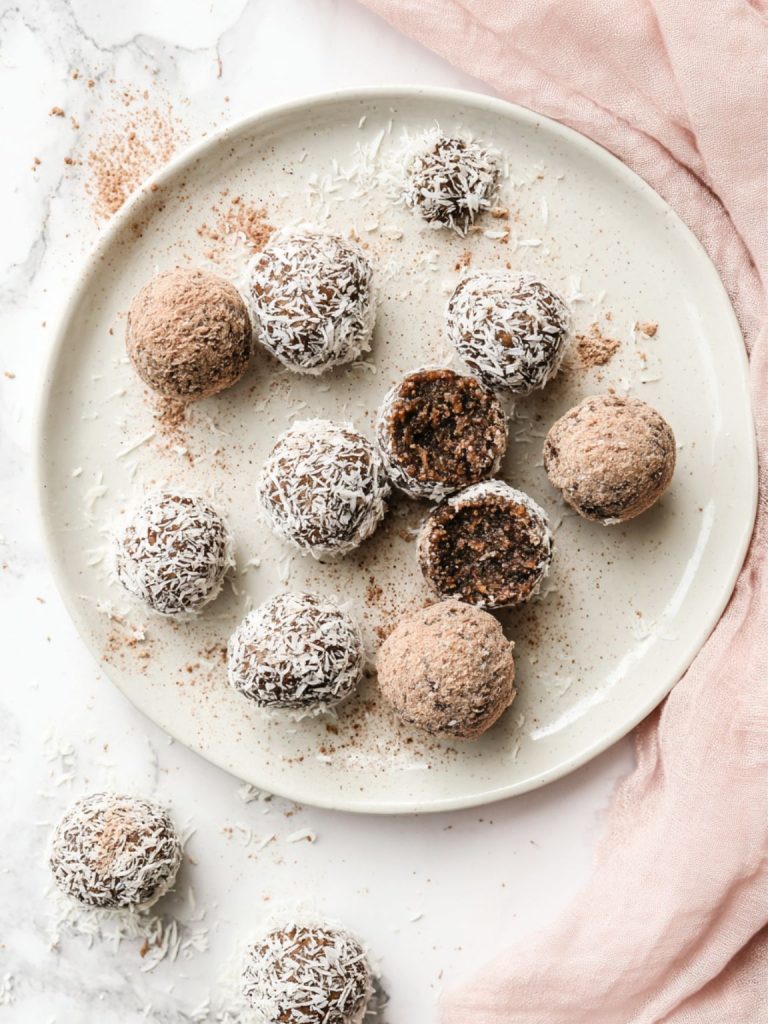 Coconut Mocha Energy Truffles