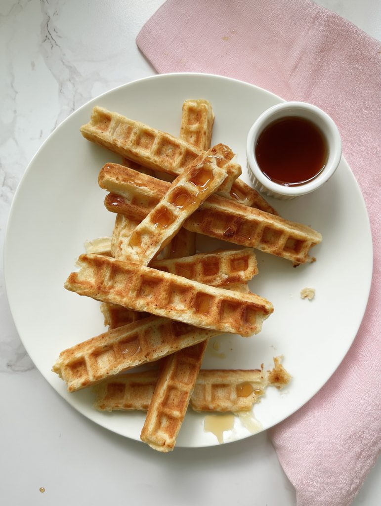 Cottage Cheese Protein Waffle Sticks