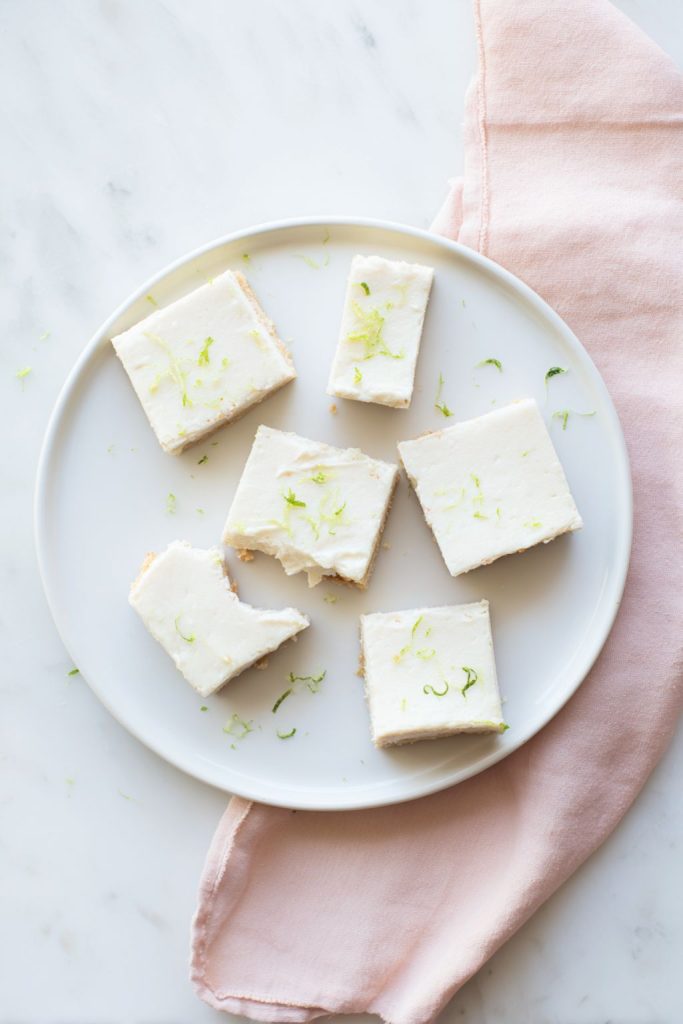Creamy Greek Yogurt Key Lime Bars