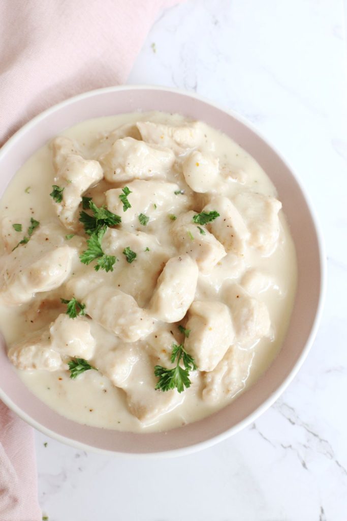 Crockpot Creamy Garlic Chicken