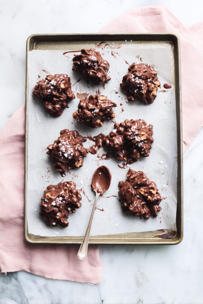 Frozen Peanut Butter Cup Clusters