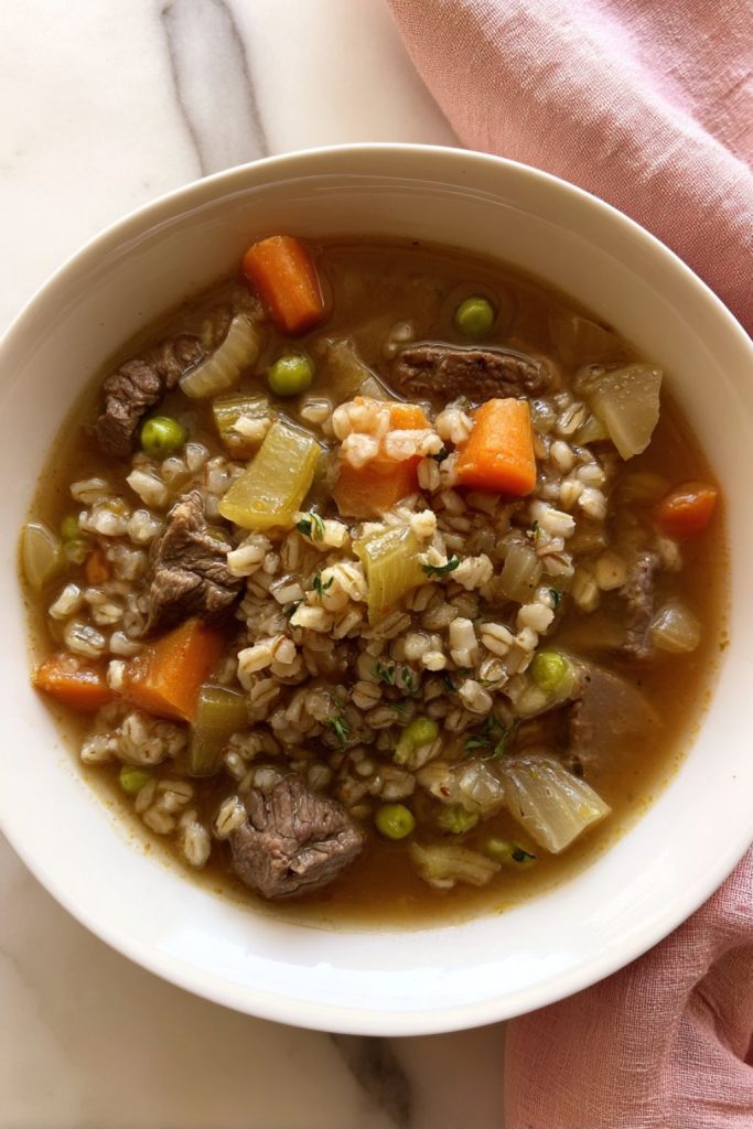Hearty Beef and Barley Winter Vegetable Soup