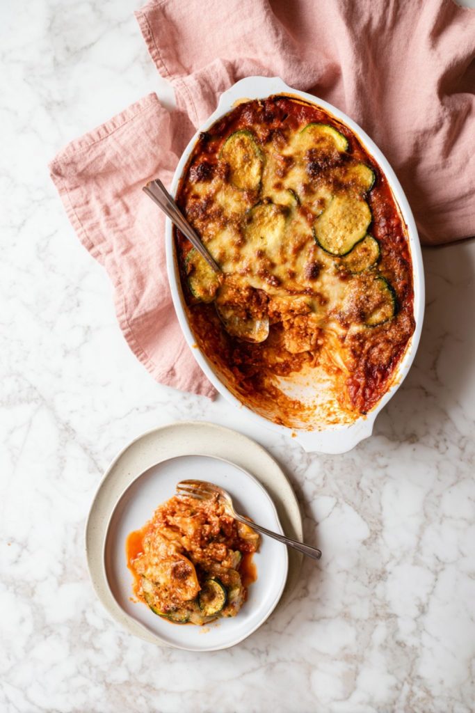 Lazy Lasagna Zucchini Bake