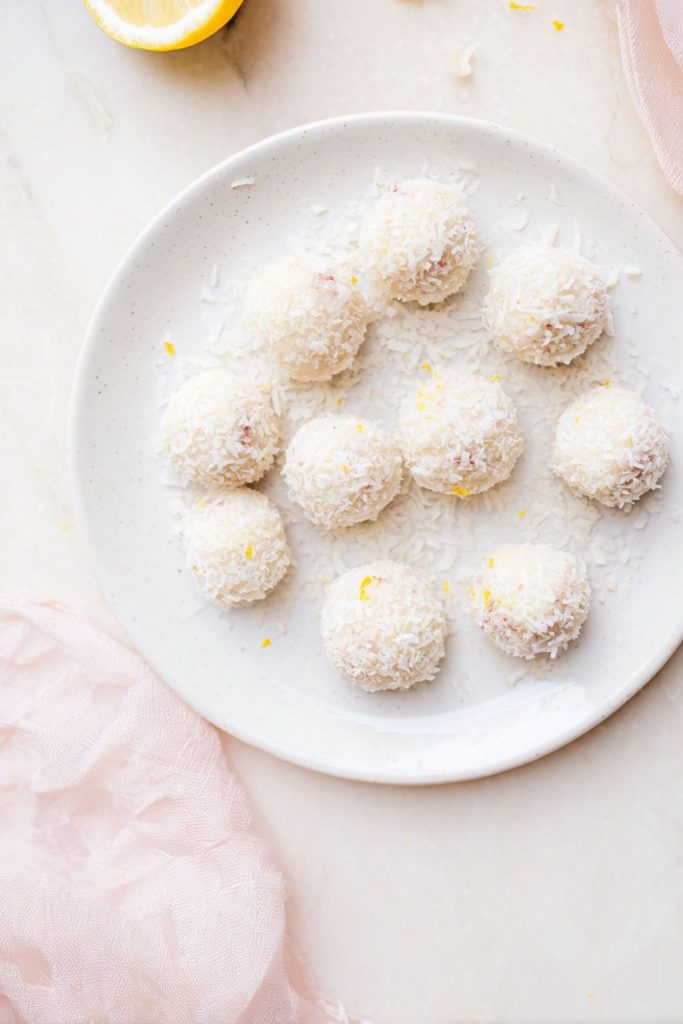 Lemon-Coconut Snowballs