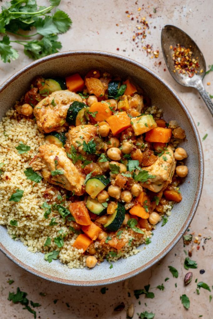 Moroccan Chicken Tagine & Couscous Bowls