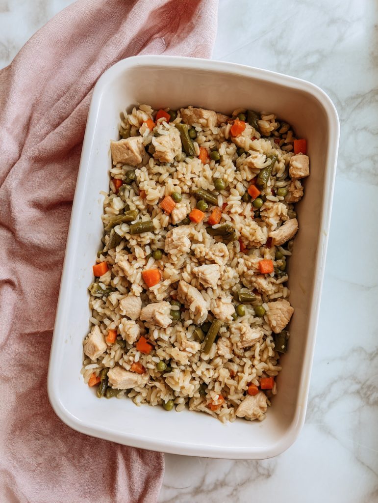 One-Pot Chicken, Veggie & Brown Rice Skillet
