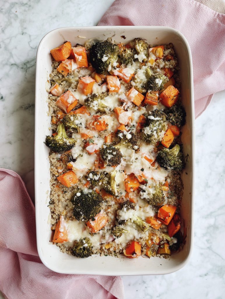 Roasted Veggie & Quinoa Winter Bake
