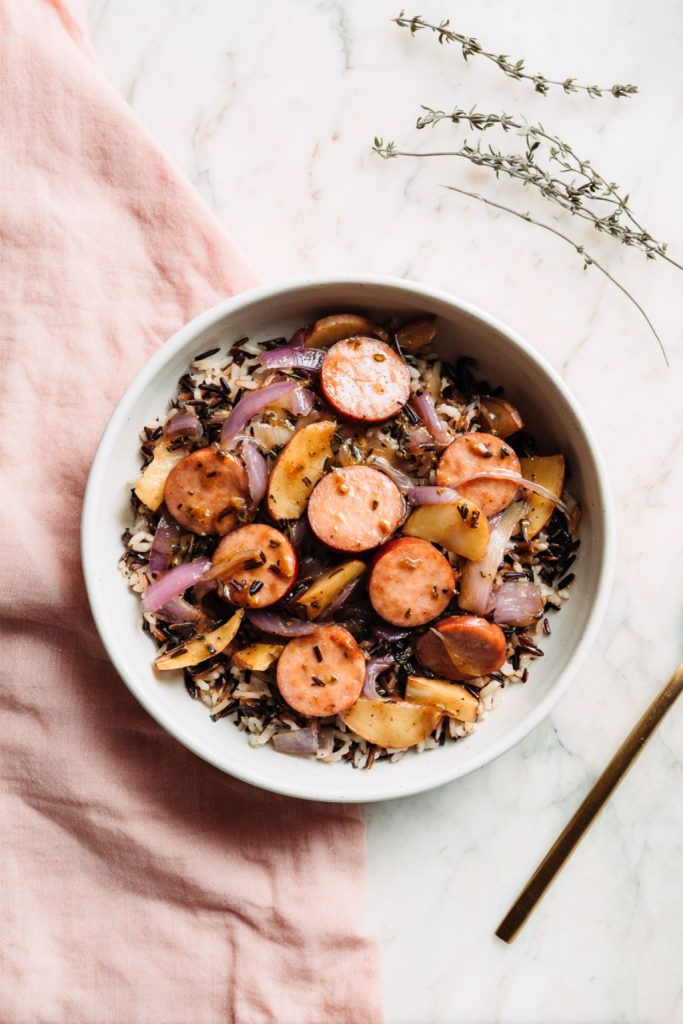 Sausage & Apple Grain Bowls