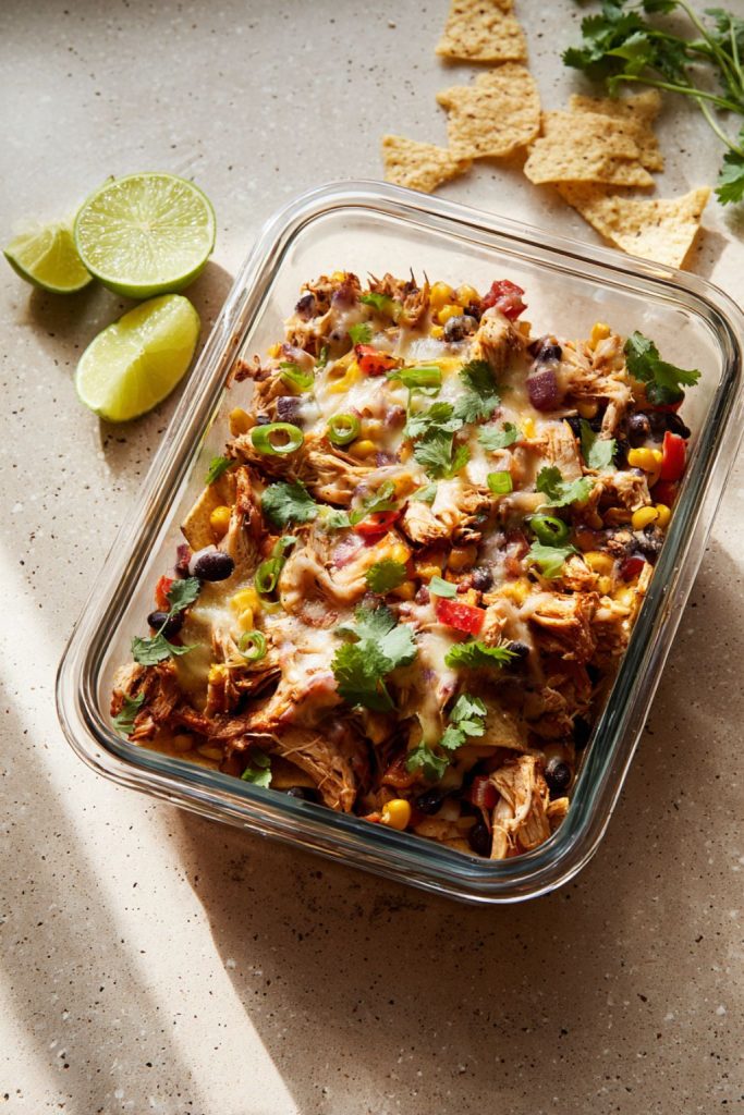 Sheet-Pan Chipotle Chicken Nachos Meal Prep