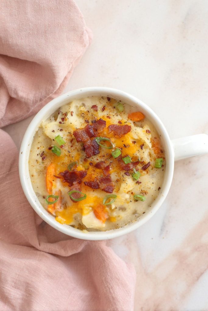 Slow Cooker Loaded Baked Potato Freezer Soup