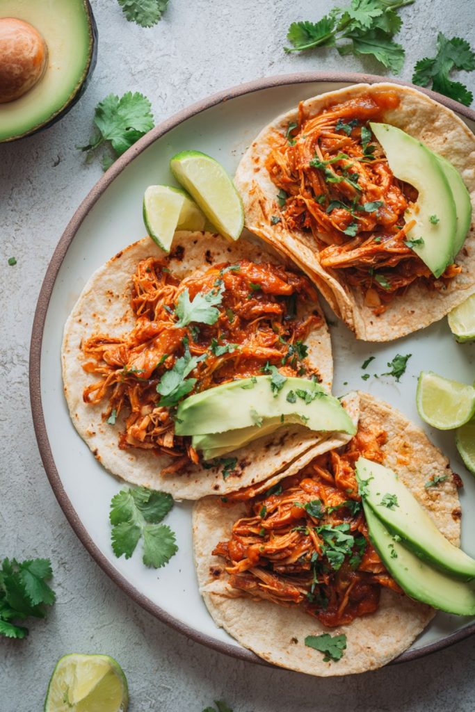 Spicy Jackfruit “Pulled Pork” Tacos