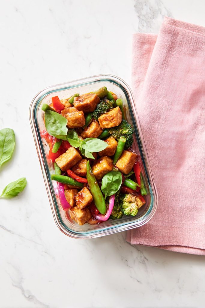 Thai Basil Tofu & Veggie Stir-Fry
