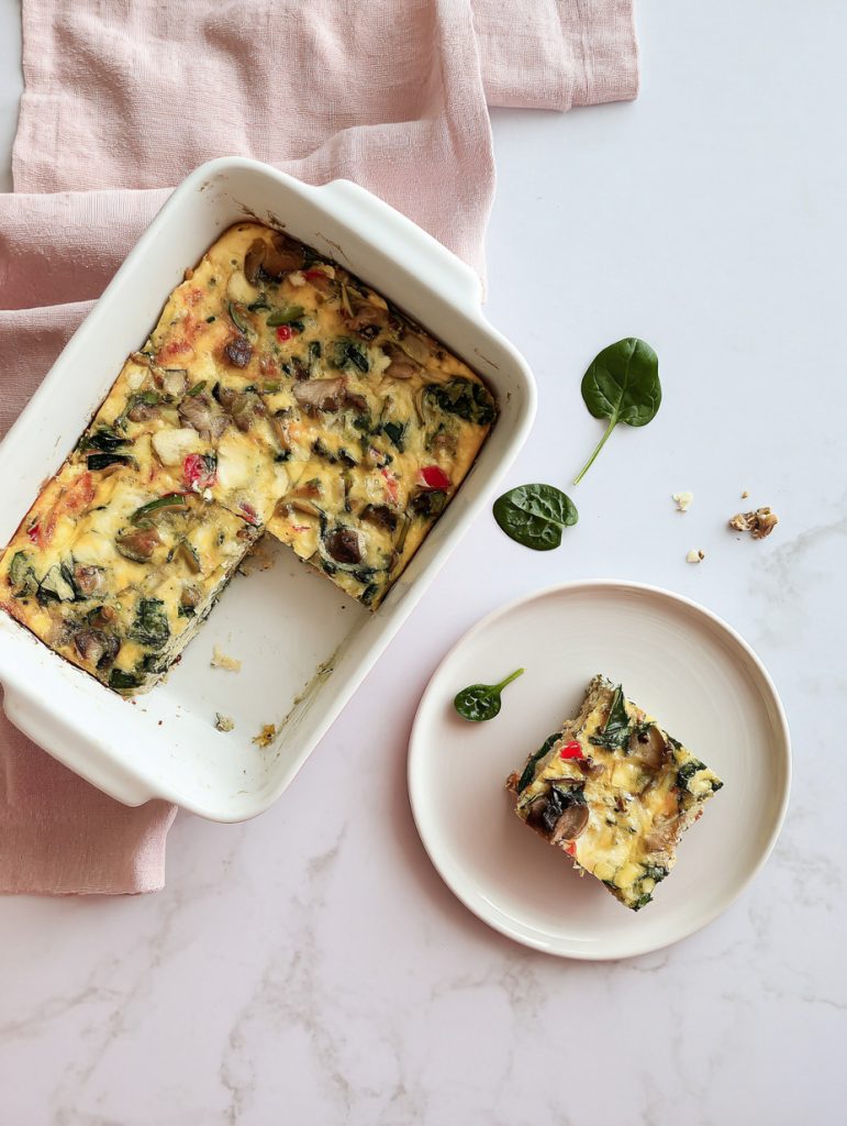 Veggie Lover’s Make Ahead Breakfast Casserole