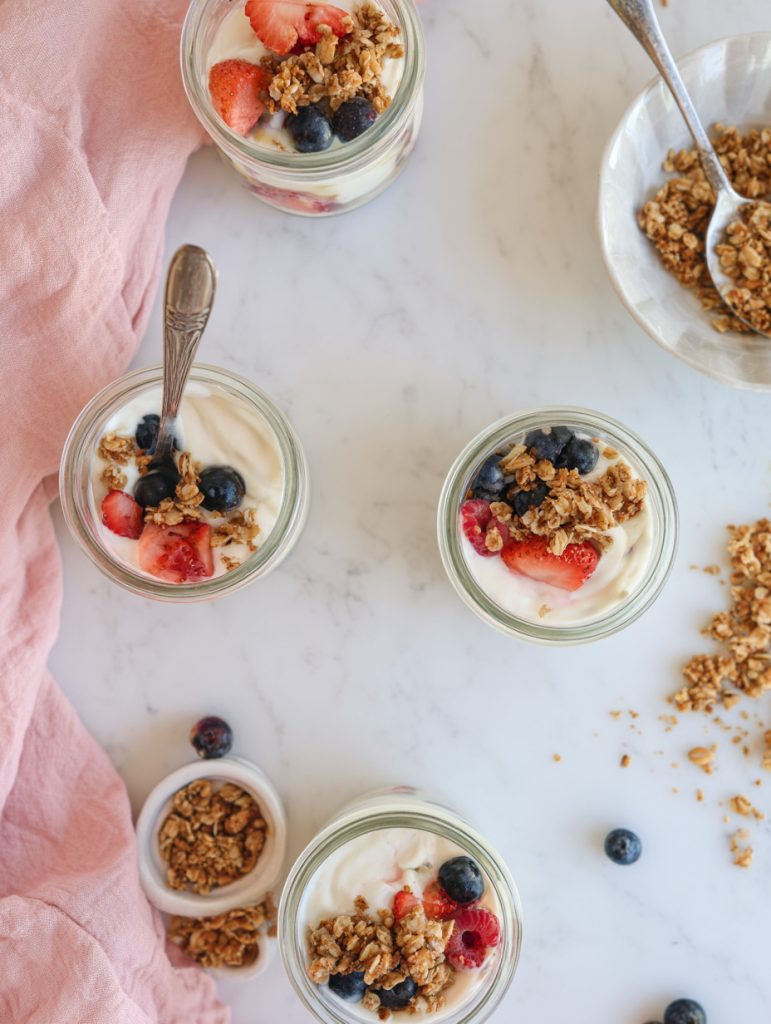 Yogurt Parfait Grab And Go Jars