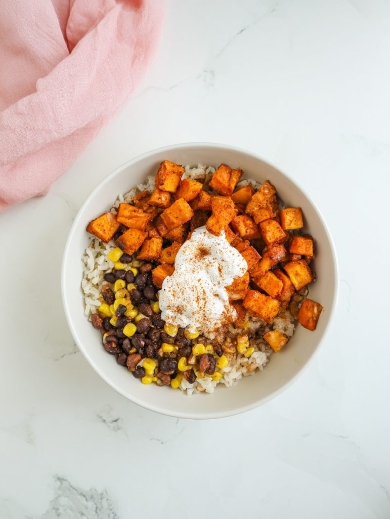 Black Bean Sweet Potato Taco Bowls