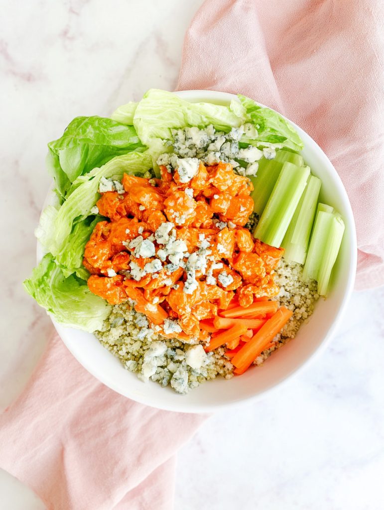 Buffalo Chicken Ranch Crunch Bowl