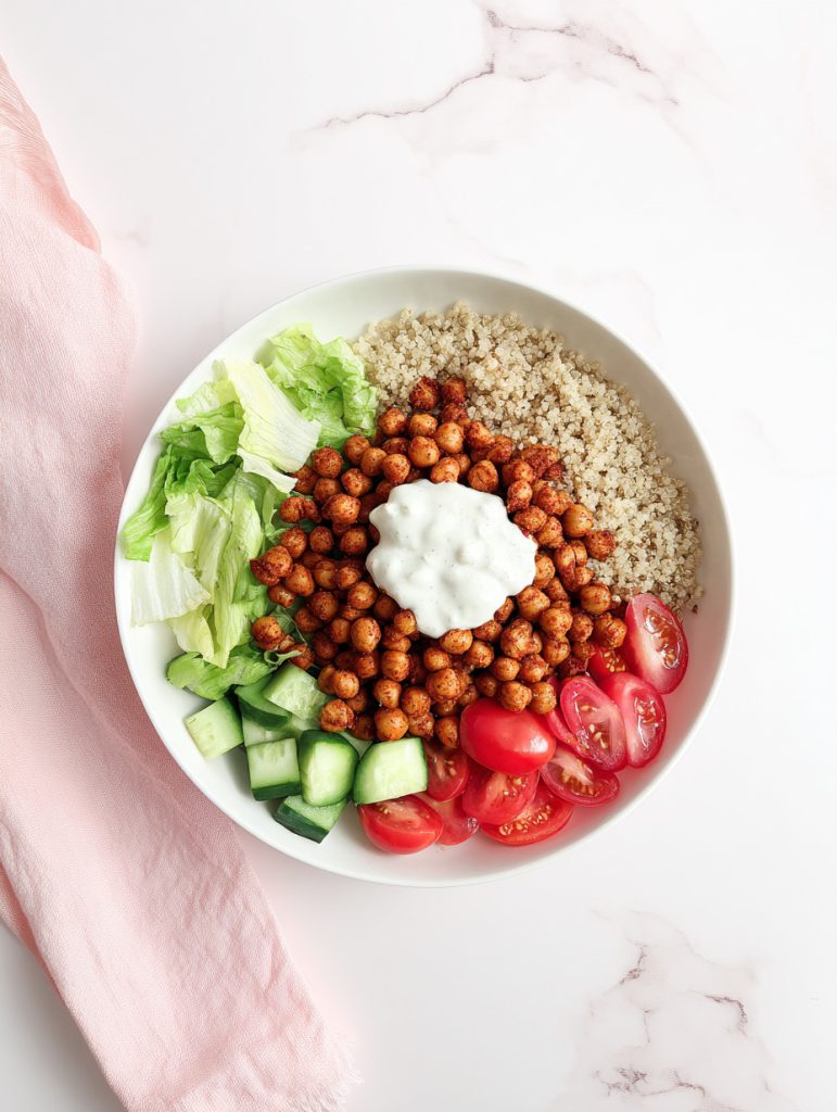Chickpea Shawarma Sheet Pan Bowls