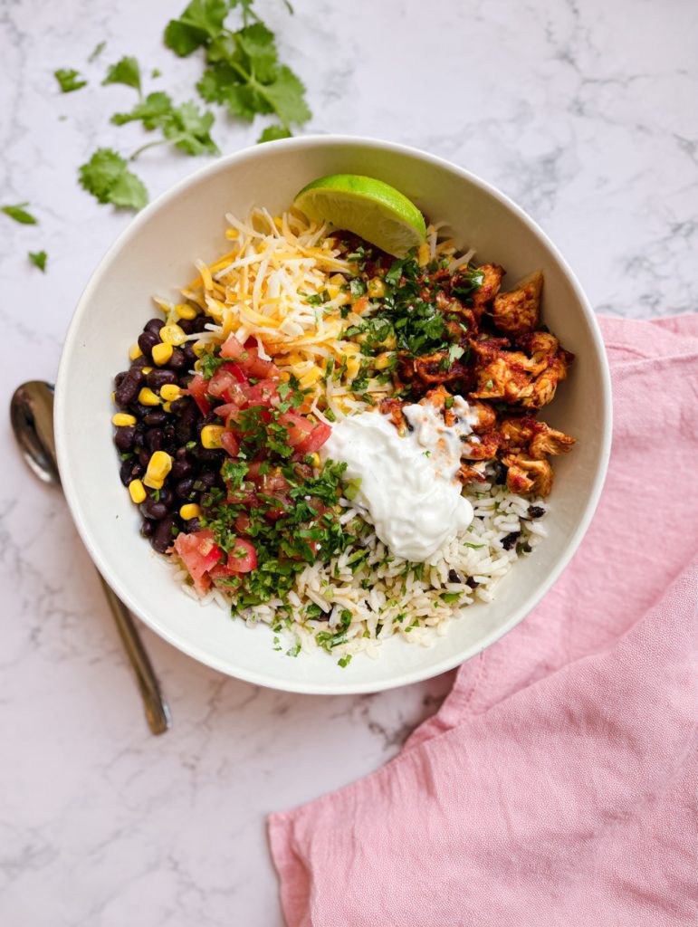 Chipotle Chicken & Black Bean Burrito Bowls