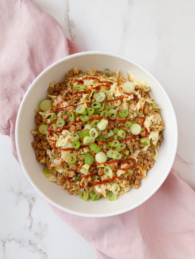Egg Roll in a Bowl (Ground Chicken or Turkey)