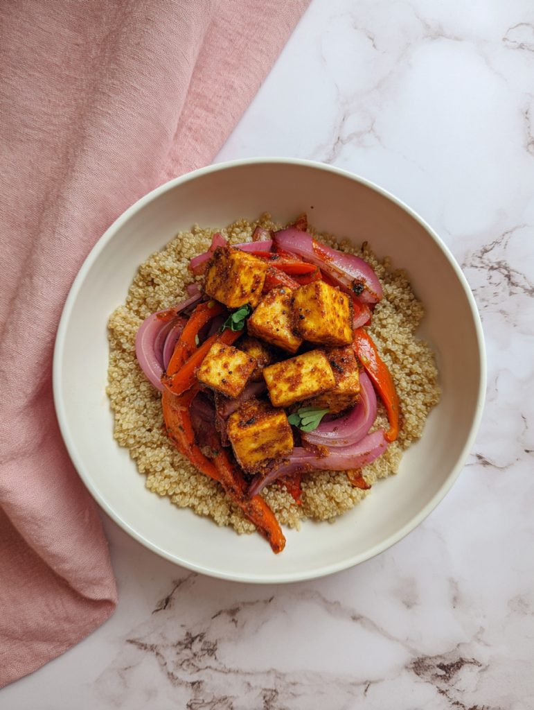 Paneer Tikka Quinoa Bowls