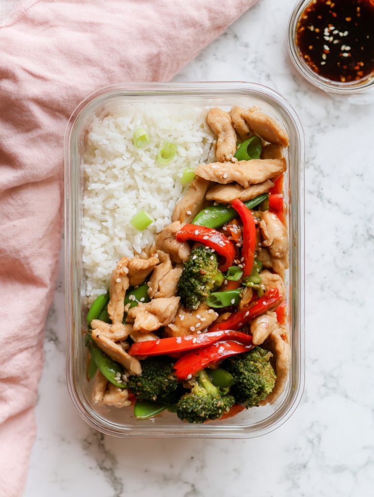 Teriyaki Chicken + Stir-Fry Veggies (No Sugary Sauce)