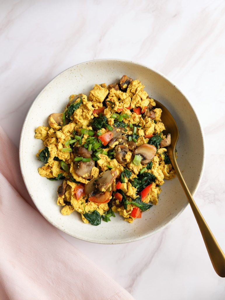 Tofu Veggie Breakfast Scramble
