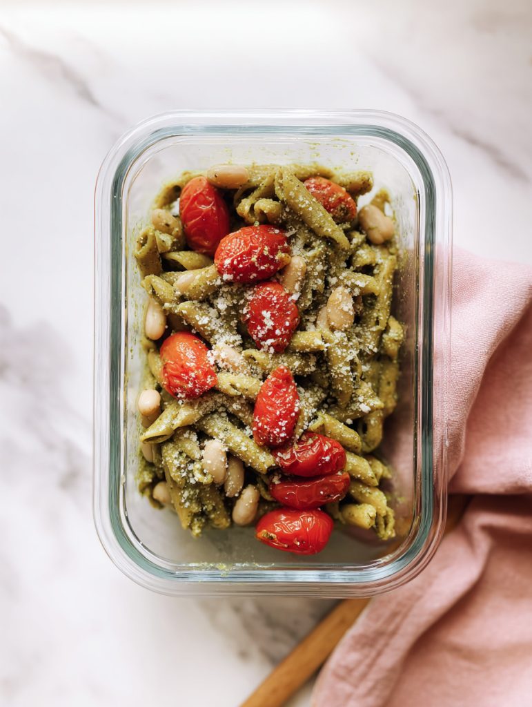 White Bean Pesto Protein Pasta