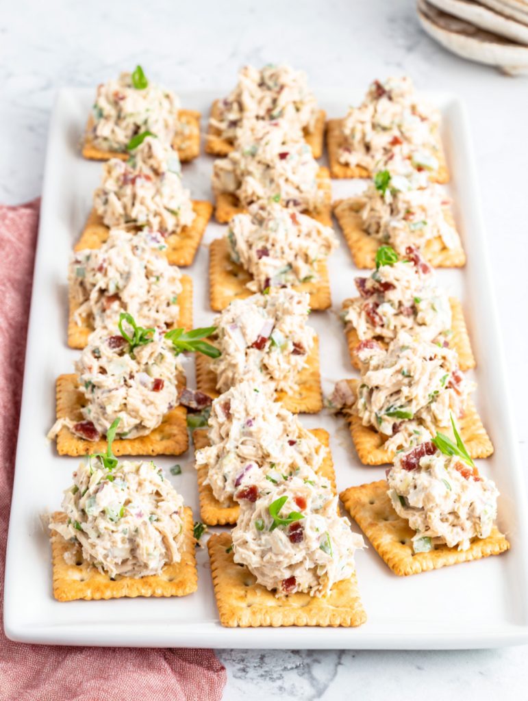 Honey Mustard Chicken Salad Crackers