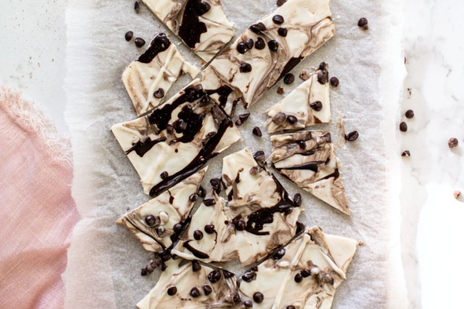 Frozen Mocha Yogurt Bark