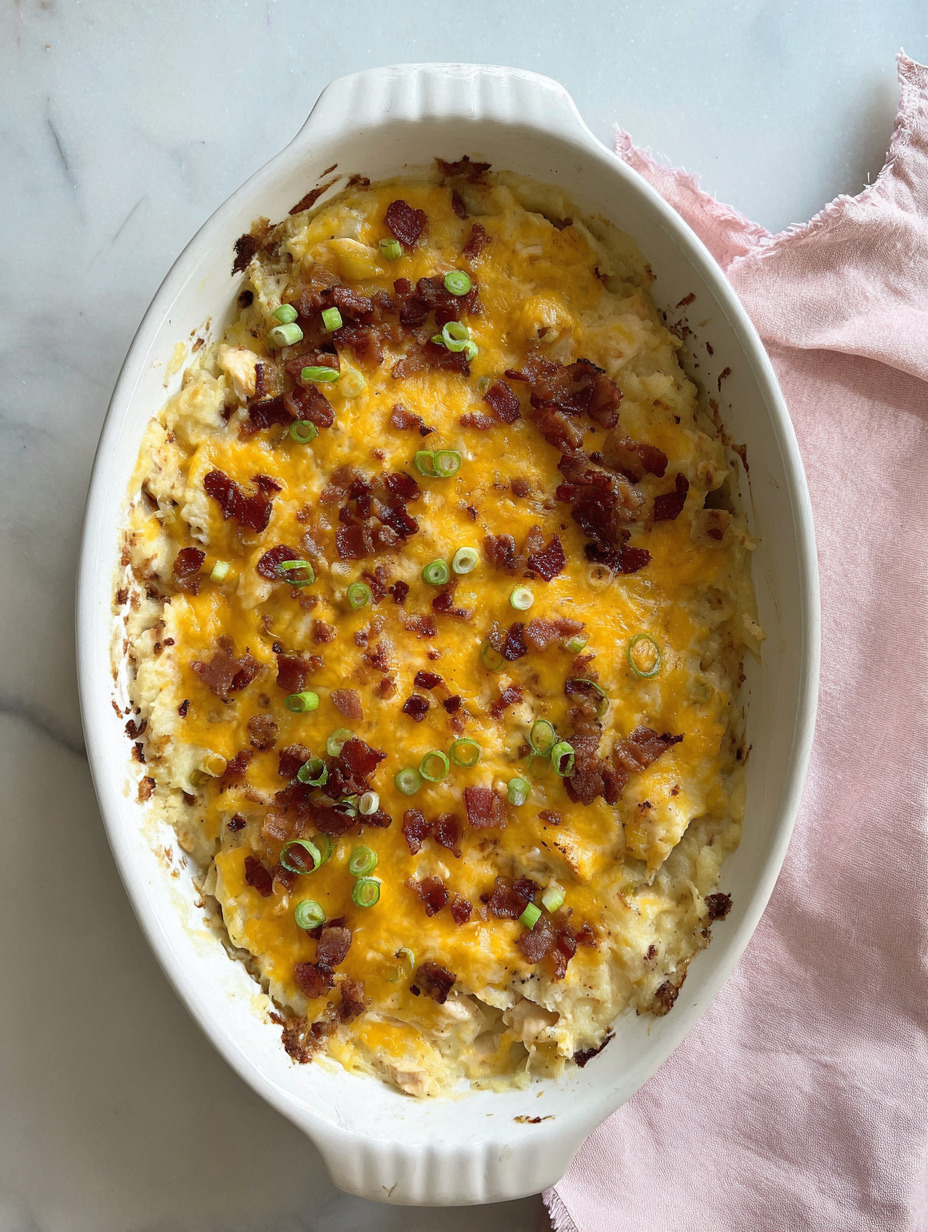 Loaded Baked Potato Chicken Casserole
