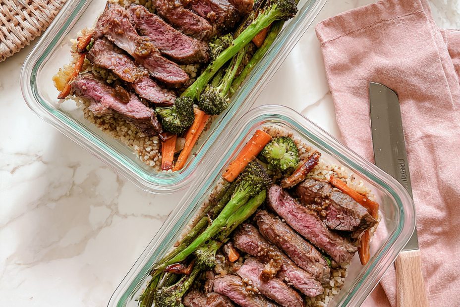 Steak & Roasted Veggie Meal Prep Boxes