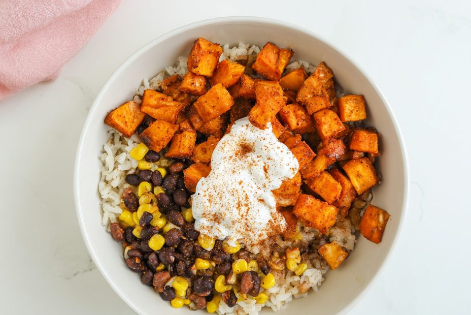 Black Bean Sweet Potato Taco Bowls