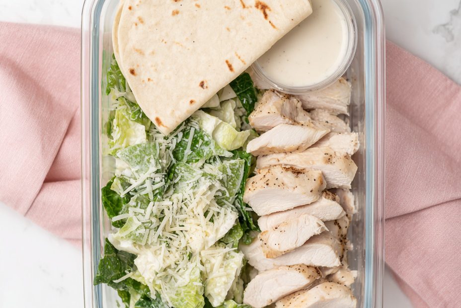 High-Protein Chicken Caesar Wrap Boxes (Light)